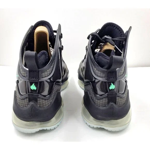 Nike LEBRON 19 Men's Basketball Shoes Black/Green Glow CZ0203-003 Size 9